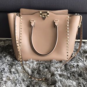 Valentino Rockstud Trapeze Tote